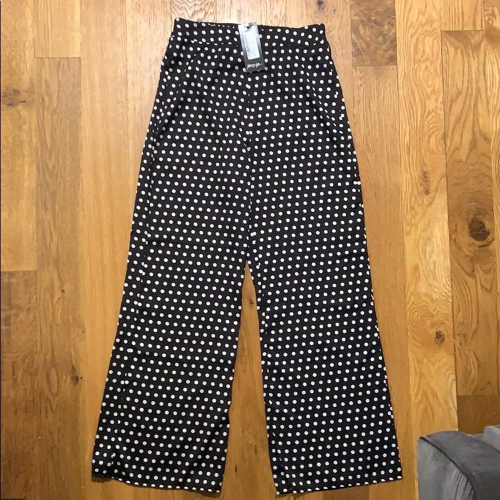 Nasty Gal polka dot pants